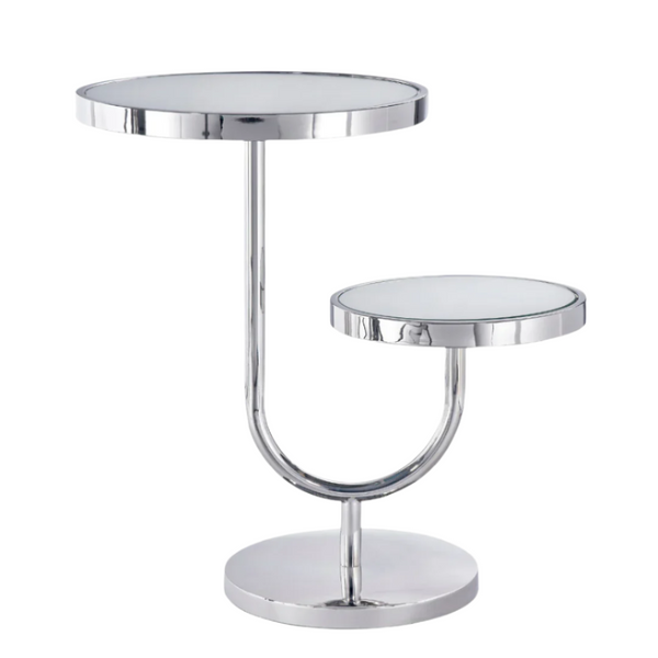 Stainless Steel Mirror Accent Table