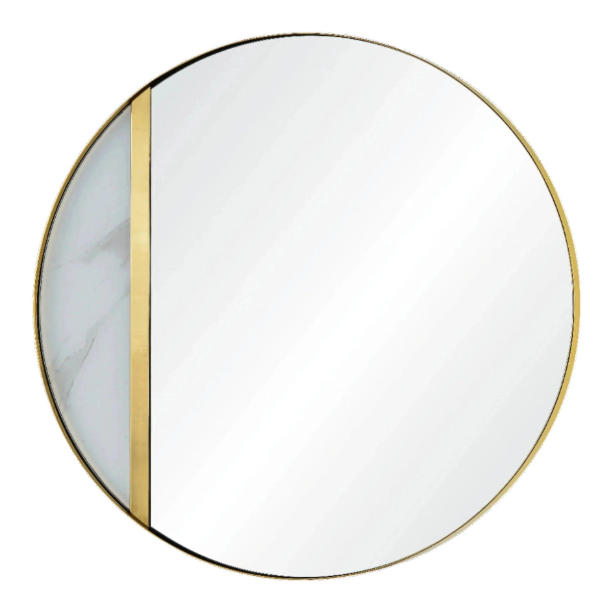 Mirror Brass and Marble